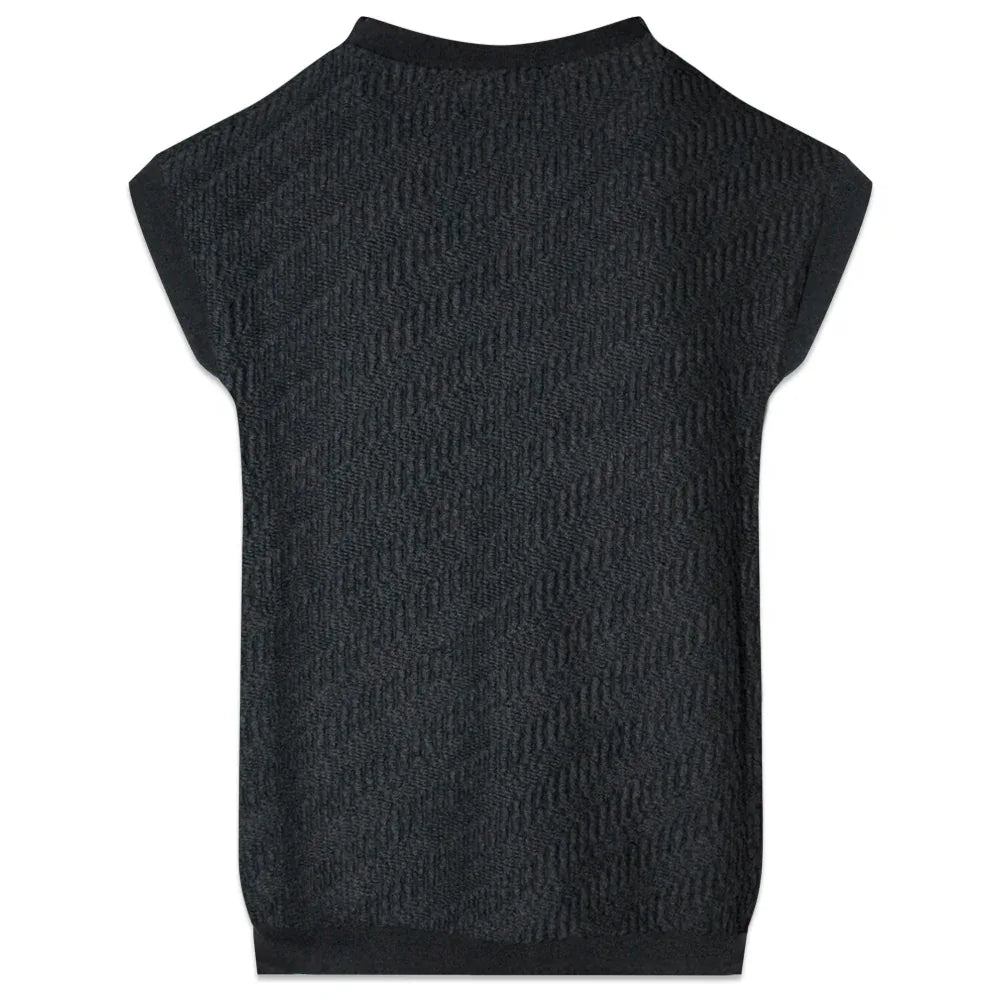 Logo Emb Knit Vest - LAST NEST - VENTURER