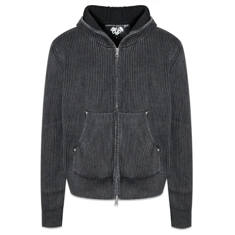 Stealth Full Zip Hoodie - whathappenedtogod - VENTURER