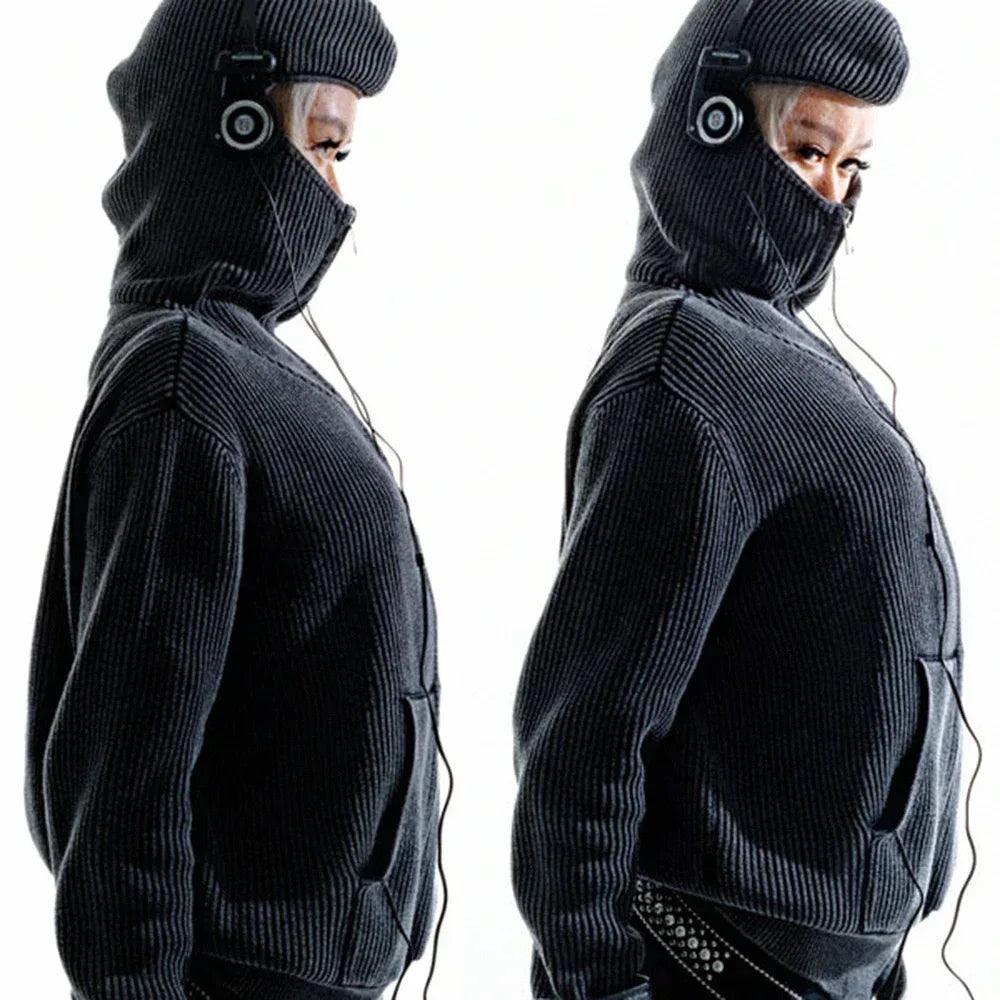 Stealth Full Zip Hoodie - whathappenedtogod - VENTURER