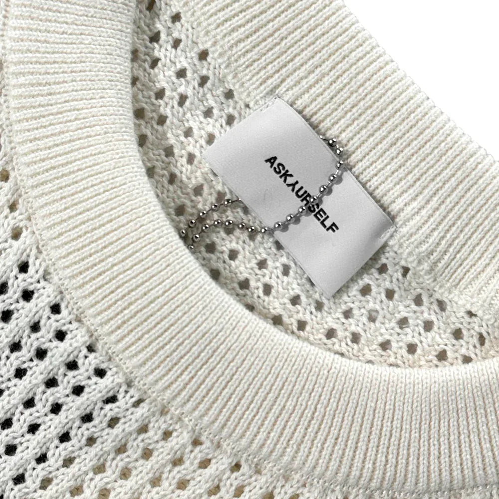 Cropped Knit Mesh OE Jersey - ASKYURSELF - VENTURER