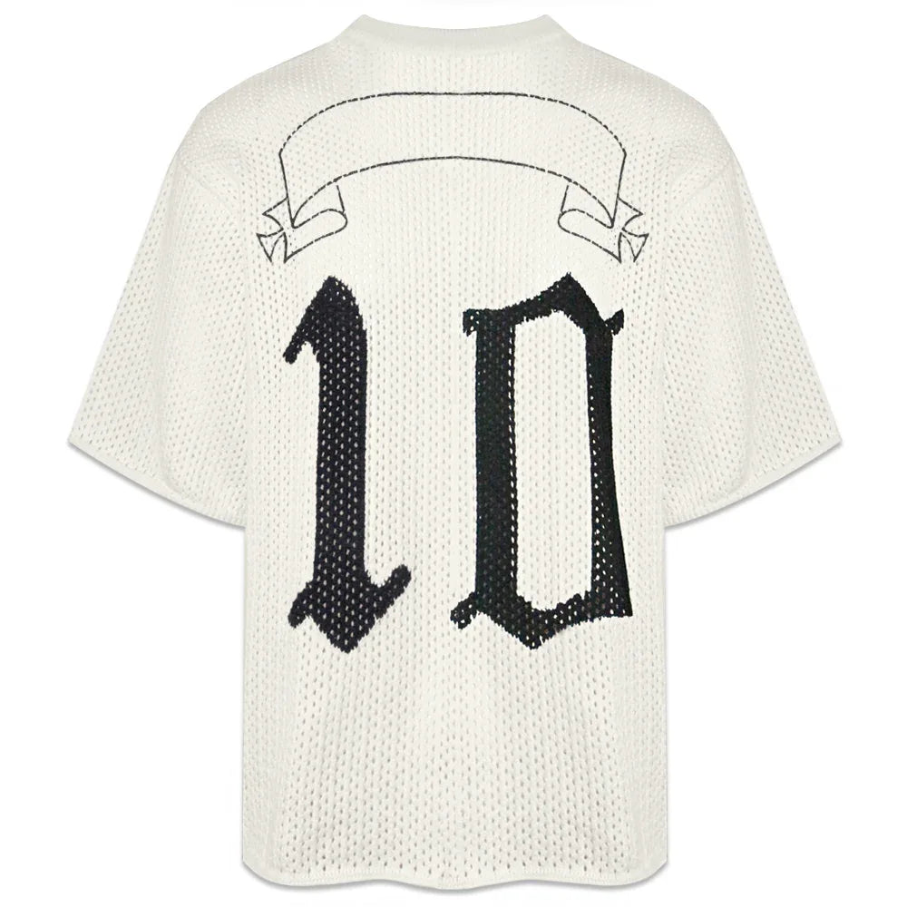 Cropped Knit Mesh OE Jersey - ASKYURSELF - VENTURER