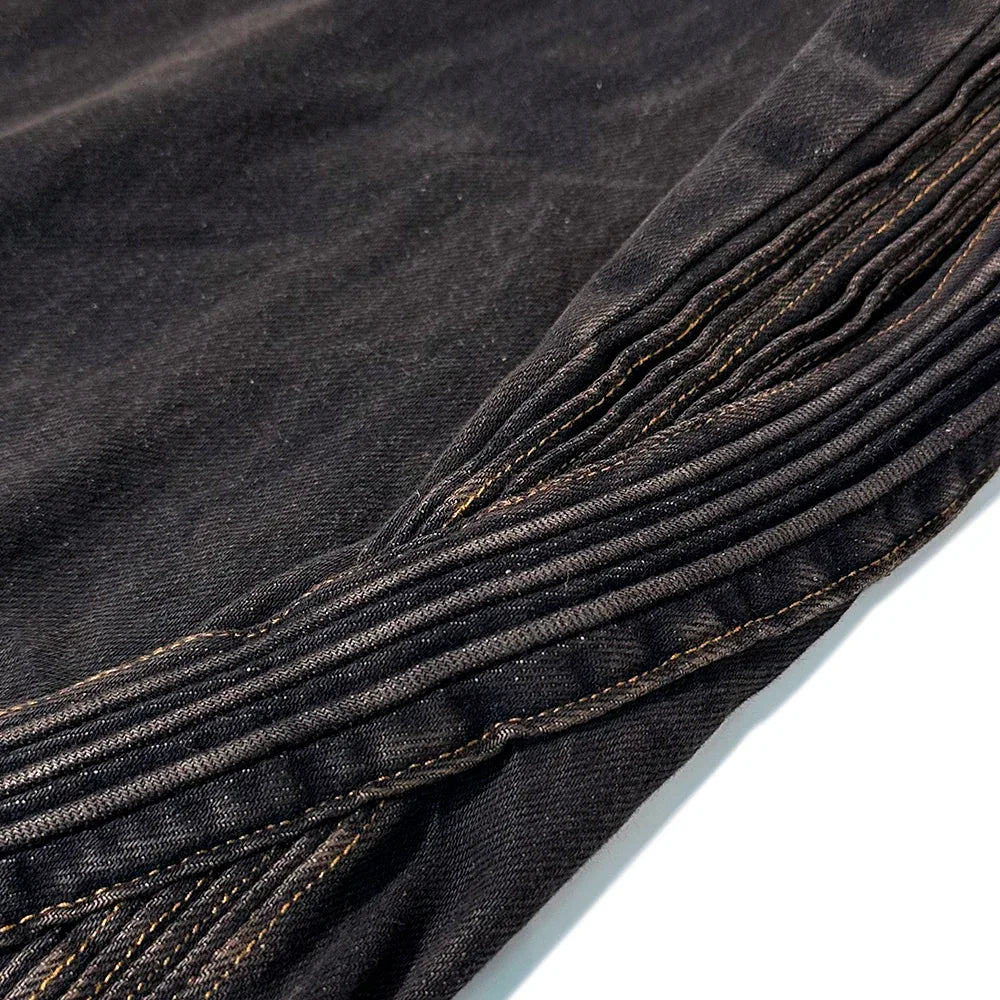 Waved Dirty Denim - XWORE NYC - VENTURER