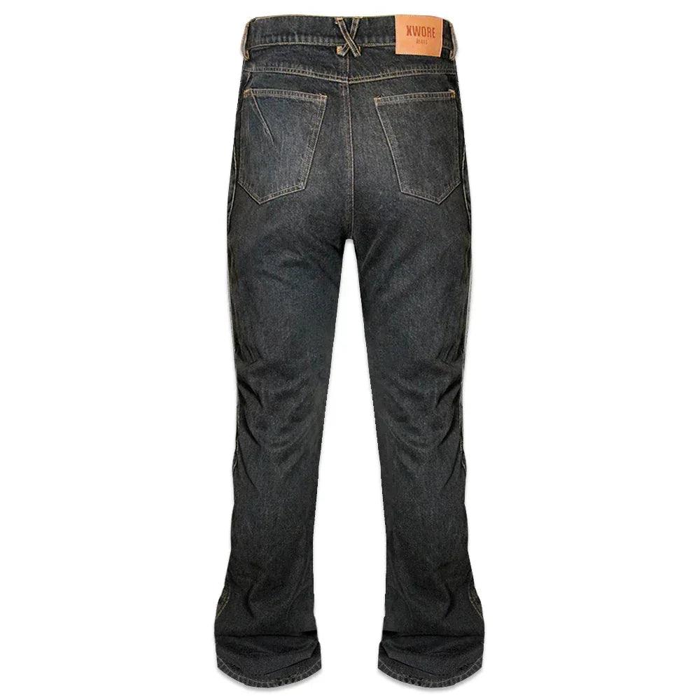 Waved Dirty Denim - XWORE NYC - VENTURER