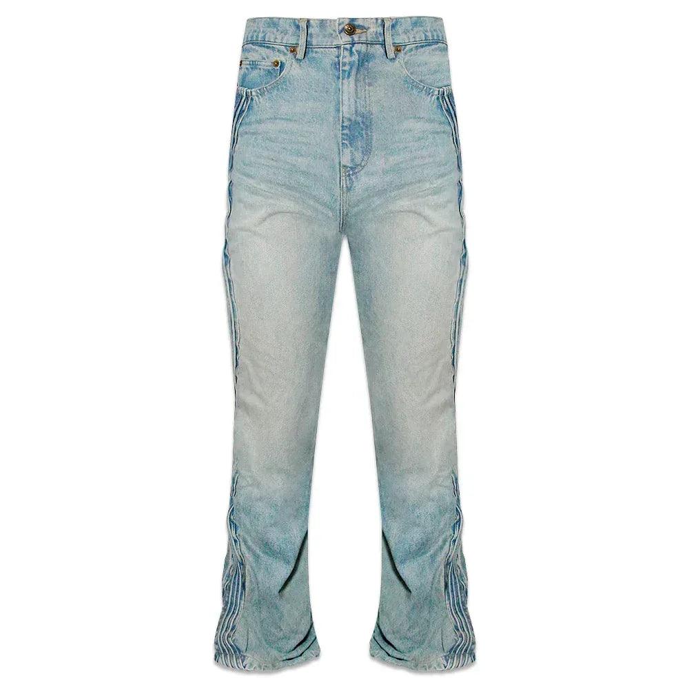 Waved Blue Denim - XWORE NYC - VENTURER