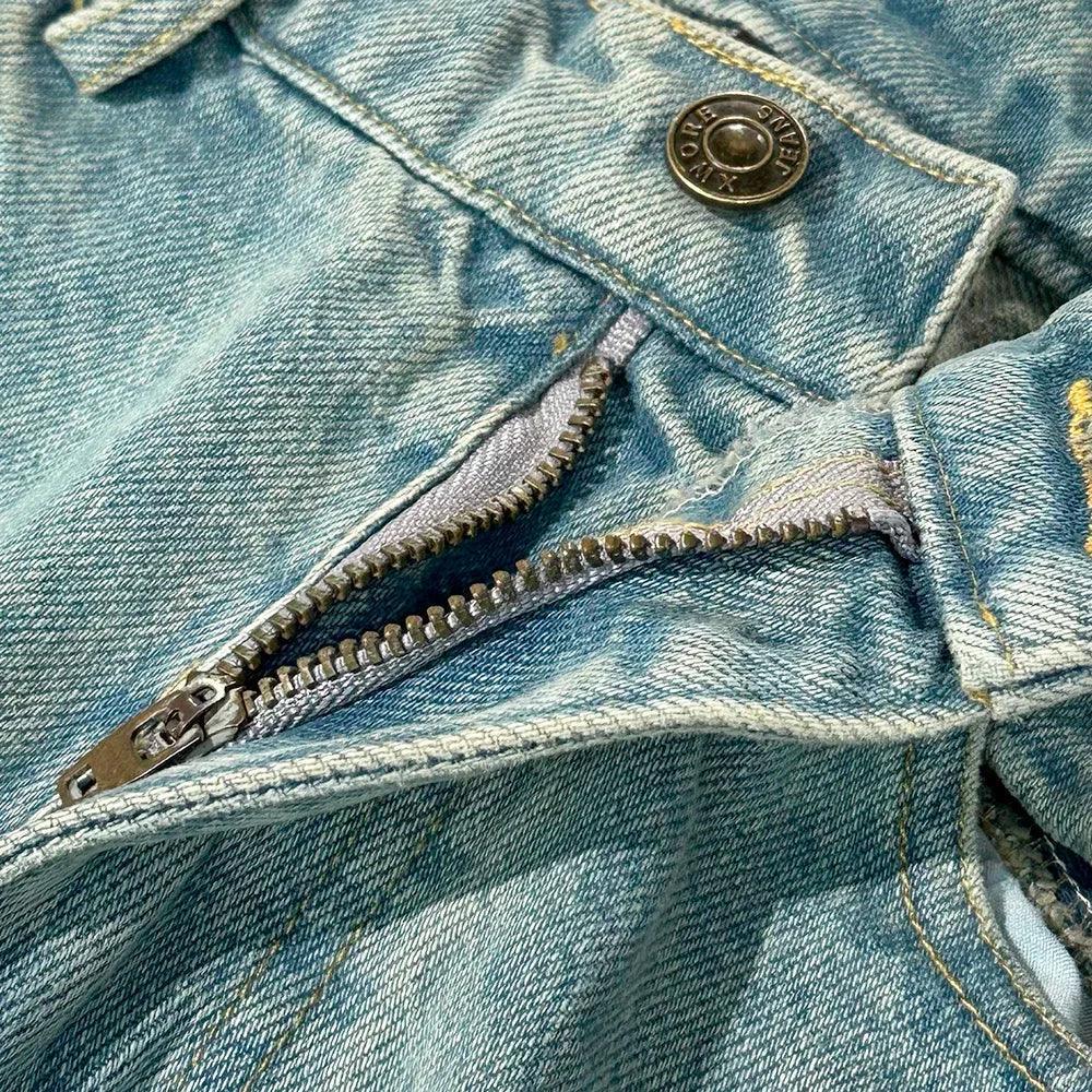 Waved Blue Denim - XWORE NYC - VENTURER