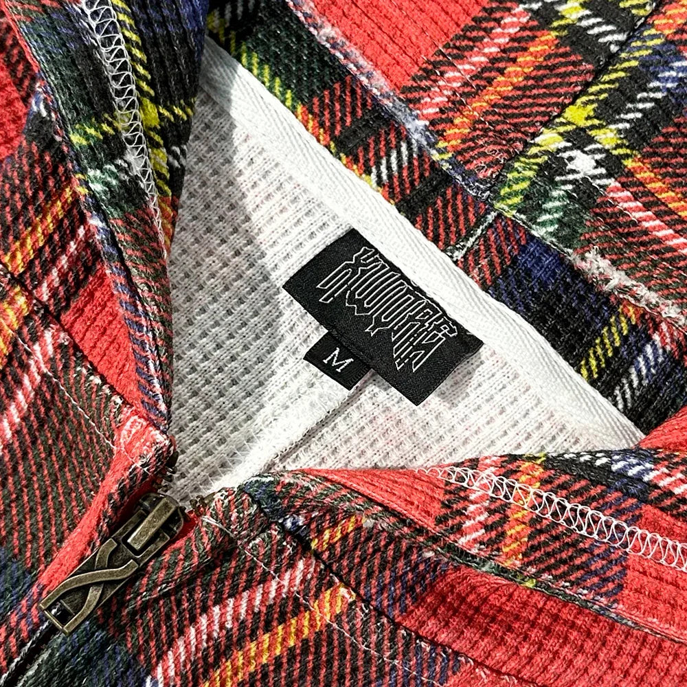 Tartan Plaid Zip Up Hoodie - XWORE NYC - VENTURER