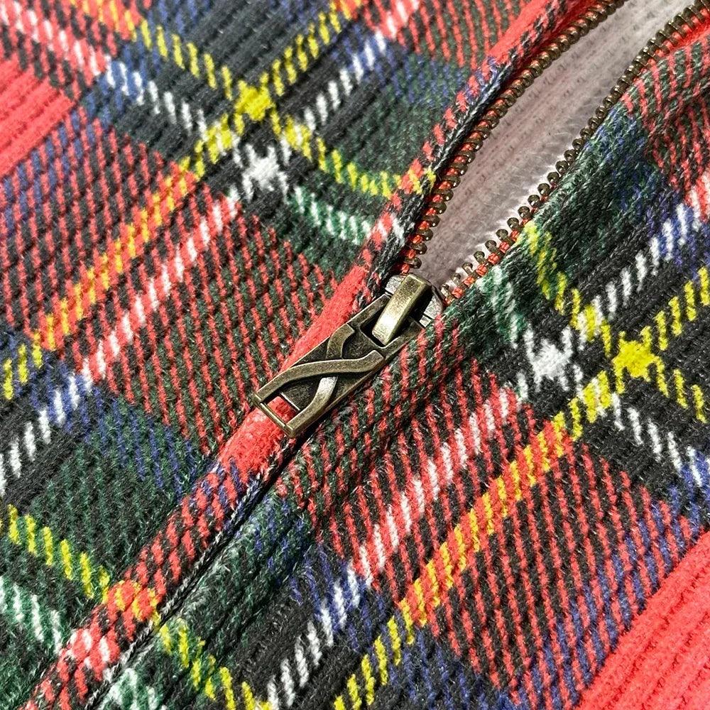 Tartan Plaid Zip Up Hoodie - XWORE NYC - VENTURER