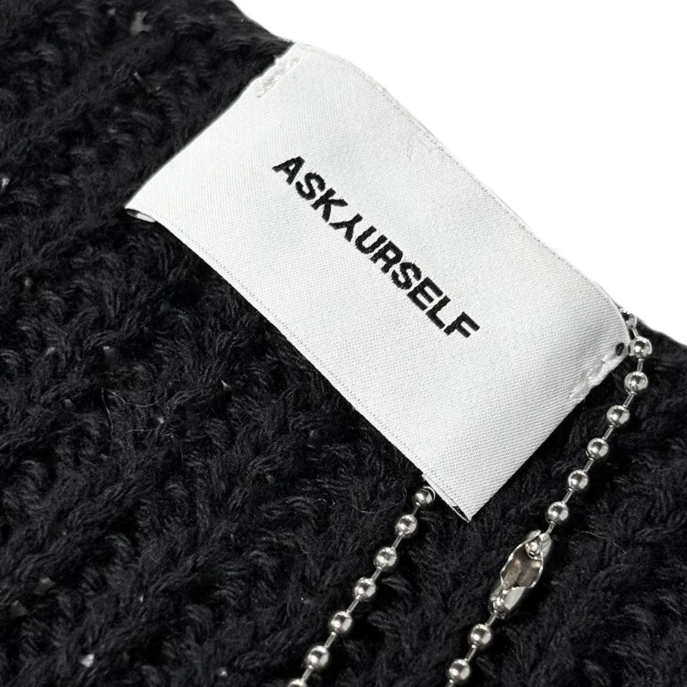 Goth Knit Crochet Tank - ASKYURSELF - VENTURER