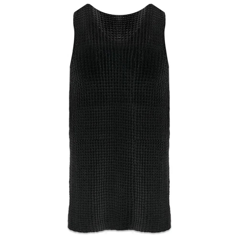 Goth Knit Crochet Tank - ASKYURSELF - VENTURER