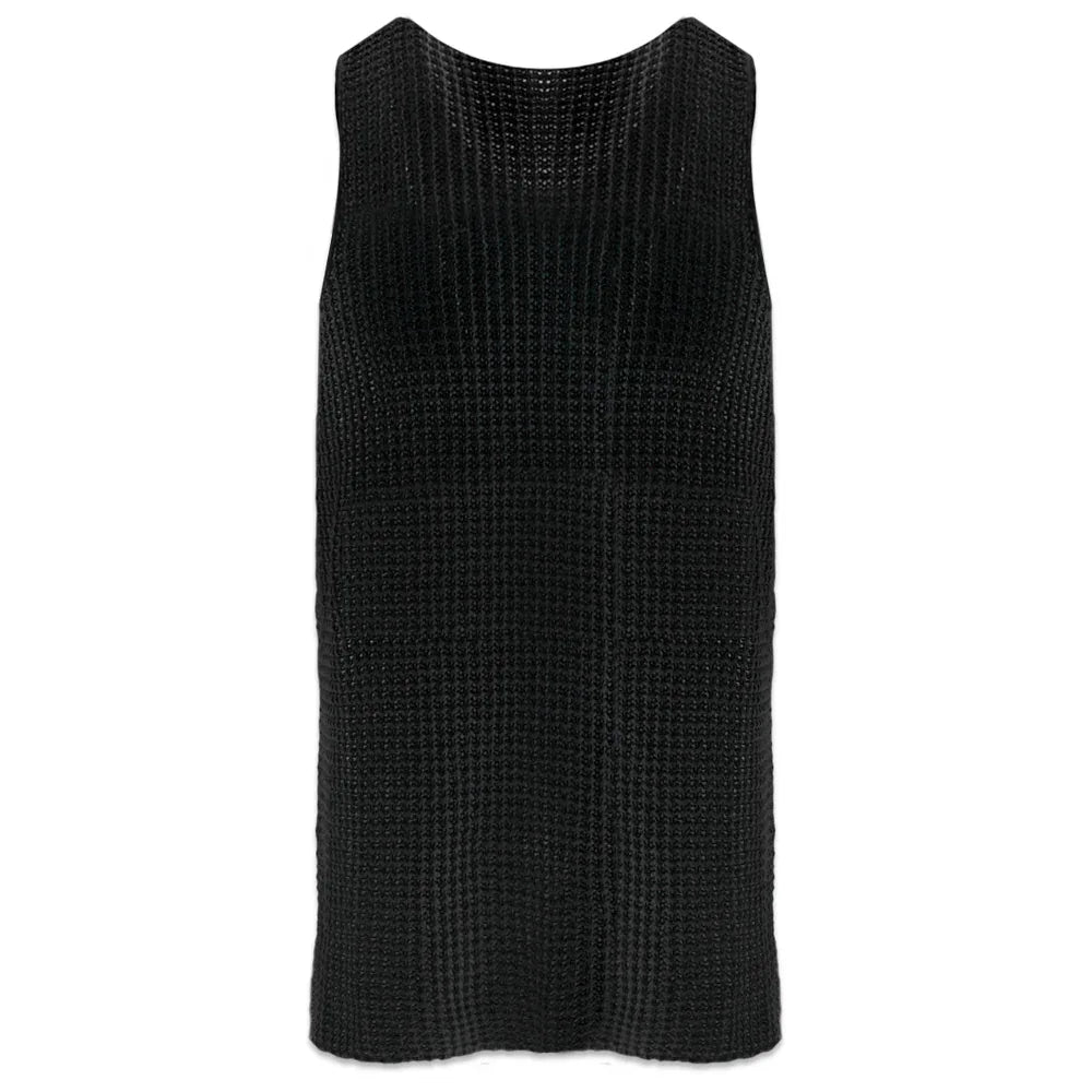 Goth Knit Crochet Tank - ASKYURSELF - VENTURER