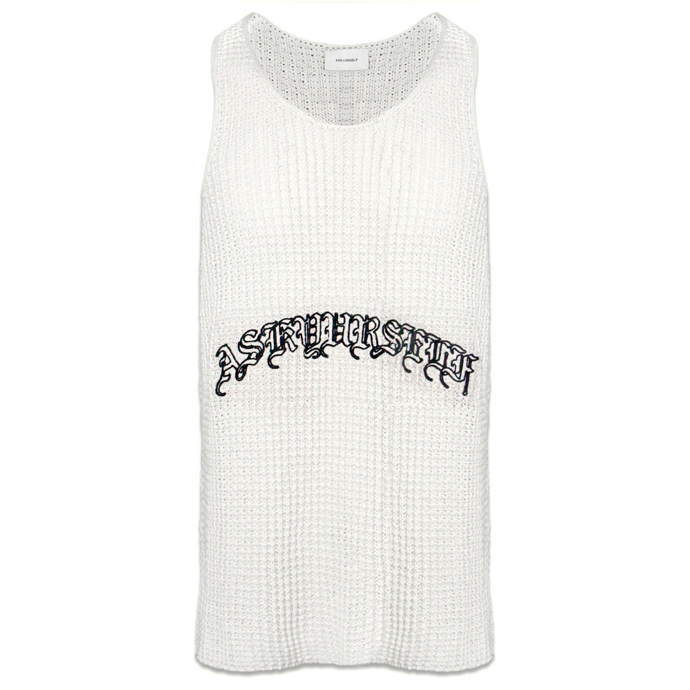 Goth Knit Crochet Tank