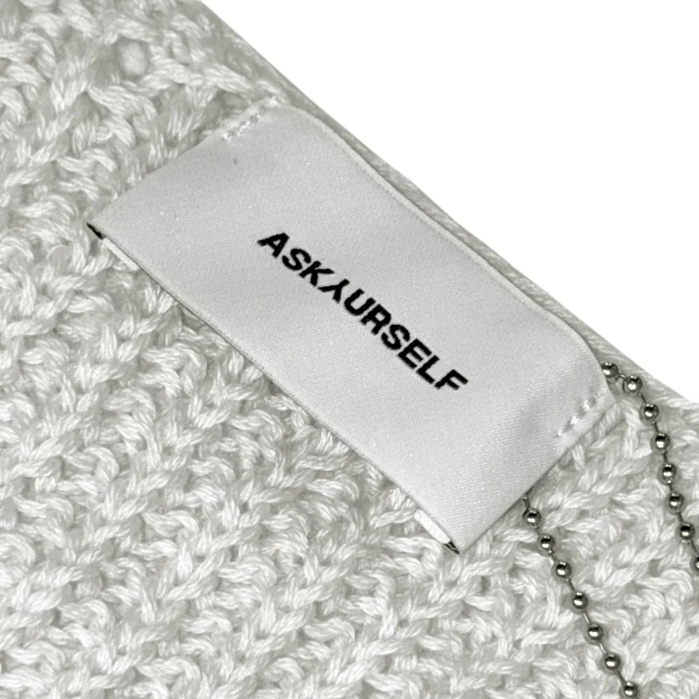 Goth Knit Crochet Tank - ASKYURSELF - VENTURER