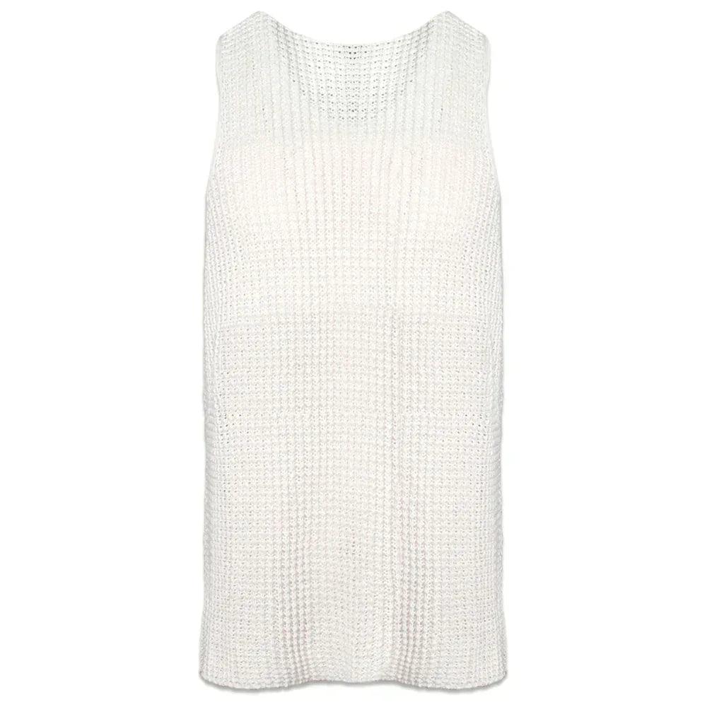 Goth Knit Crochet Tank - ASKYURSELF - VENTURER