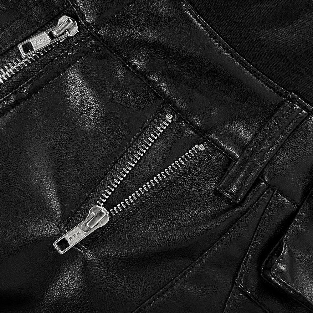 Ghidorah Chaos Leather Cargo Pants - COZY WORLDWIDE - VENTURER