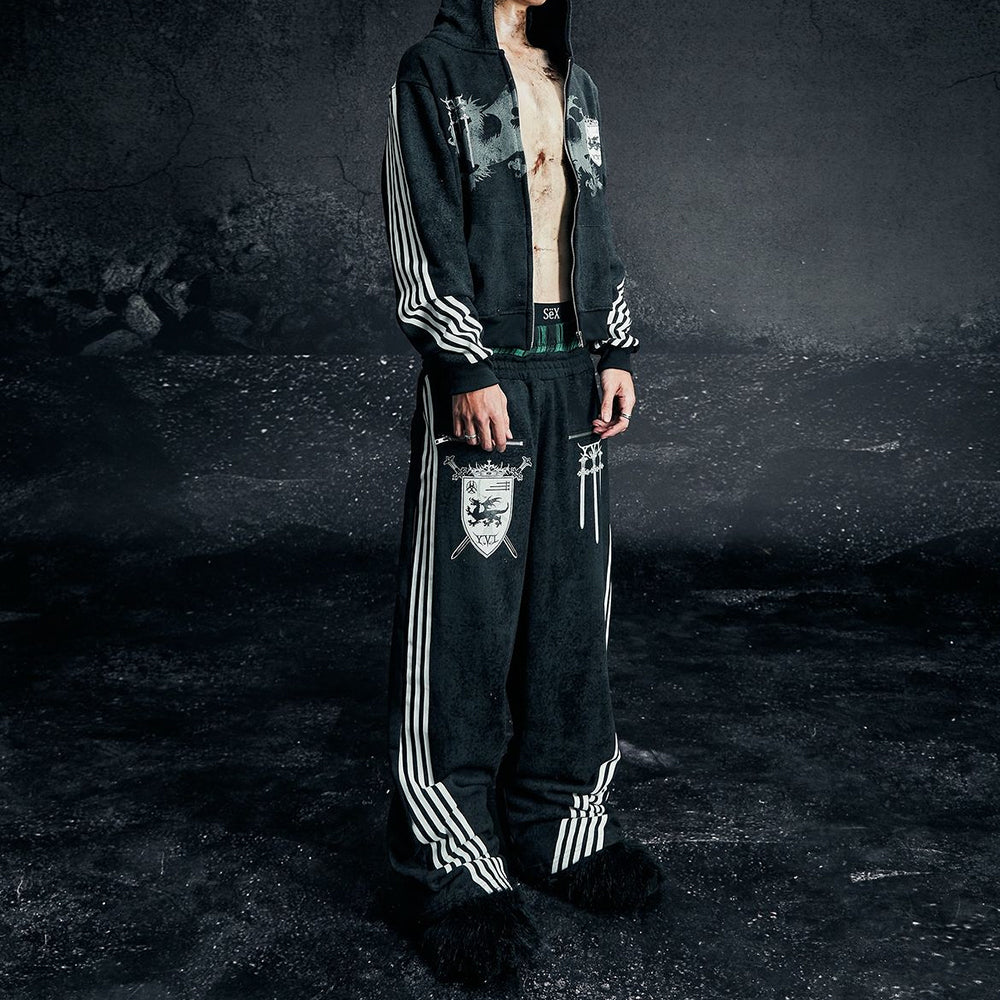 Royal Knight Club Waxed Pants