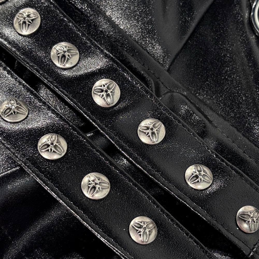 005 Chaos Dream Leather Skirt Pants - COZY WORLDWIDE - VENTURER