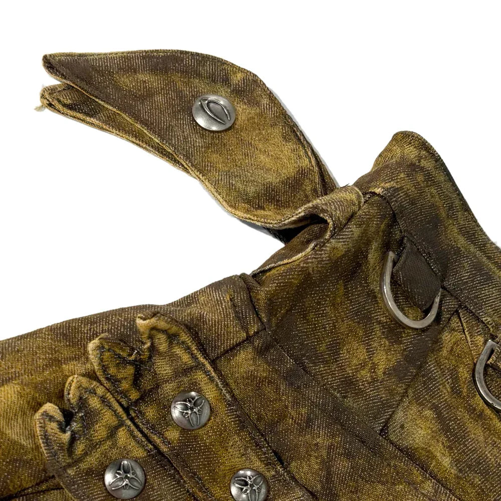 Chaos Dream Waxed Camo Skirt - COZY WORLDWIDE - VENTURER