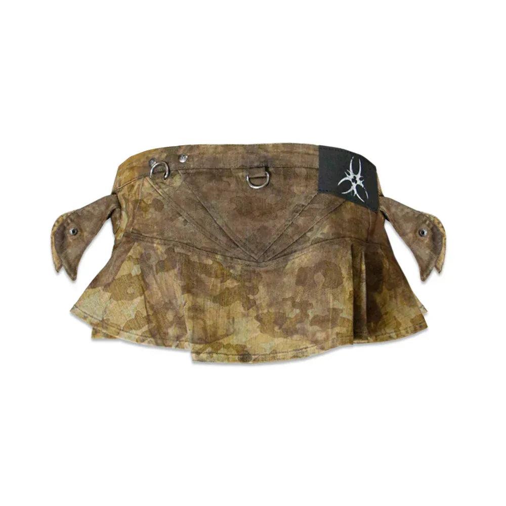 Chaos Dream Waxed Camo Skirt - COZY WORLDWIDE - VENTURER
