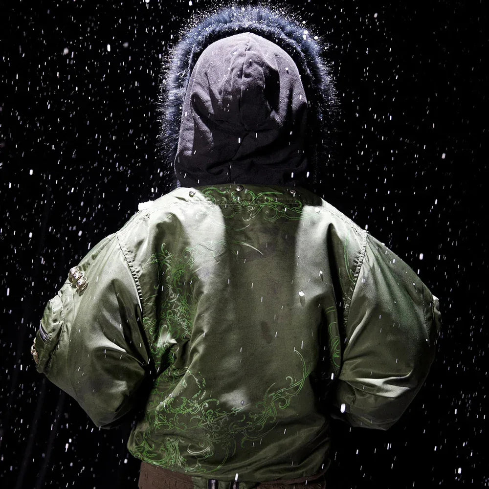 Cozy Chaos Olive Reversible Bomber Jacket - COZY WORLDWIDE - VENTURER