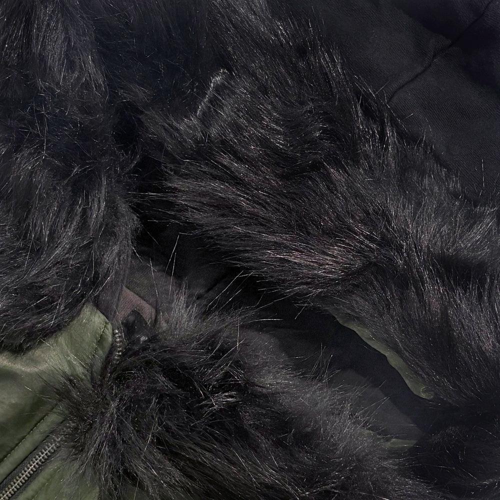 Cozy Chaos Olive Reversible Bomber Jacket - COZY WORLDWIDE - VENTURER