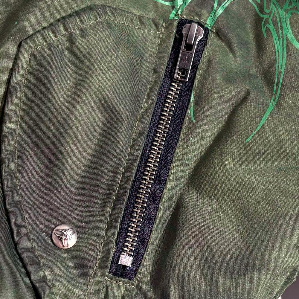 Cozy Chaos Olive Reversible Bomber Jacket - COZY WORLDWIDE - VENTURER