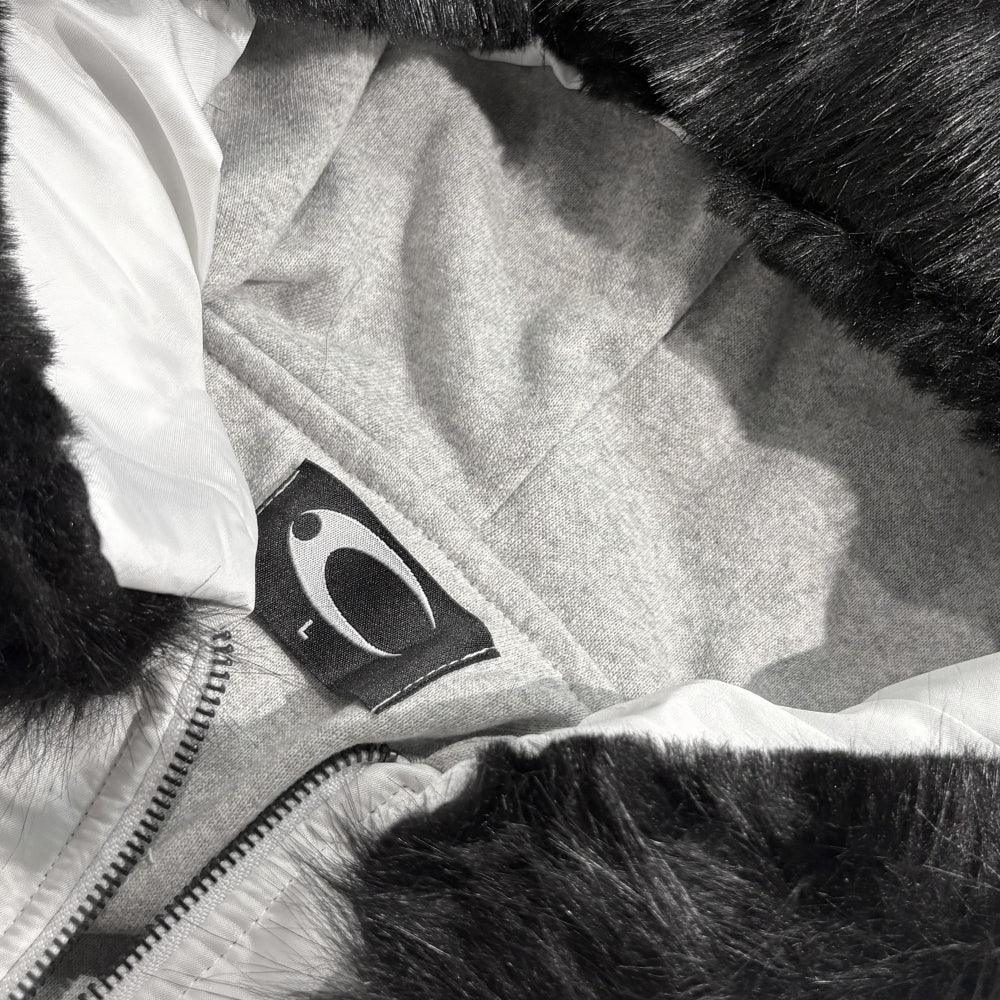 Cozy Chaos White Reversible Bomber Jacket - COZY WORLDWIDE - VENTURER