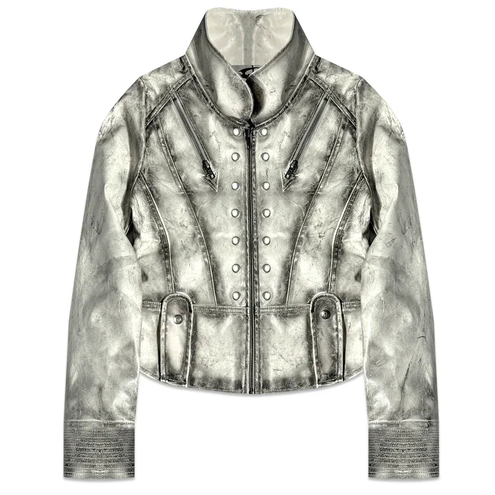 White Waxed Jacket - COZY WORLDWIDE - VENTURER