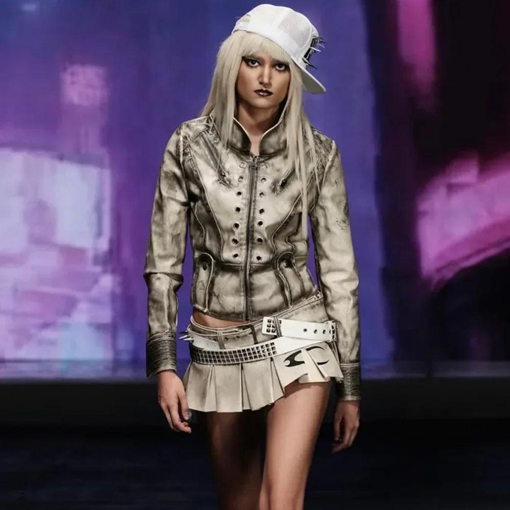 White Waxed Jacket - COZY WORLDWIDE - VENTURER