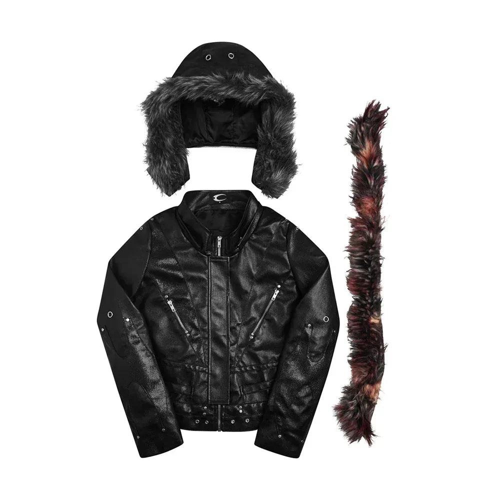 Knight Club Leather Jacket - COZY WORLDWIDE - VENTURER