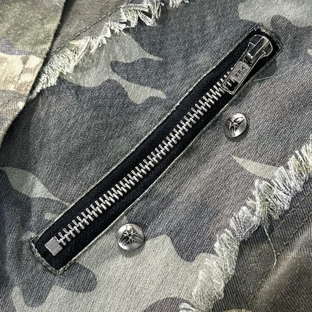 Chaos Dream Waxed Camo Bomber Jacket - COZY WORLDWIDE - VENTURER