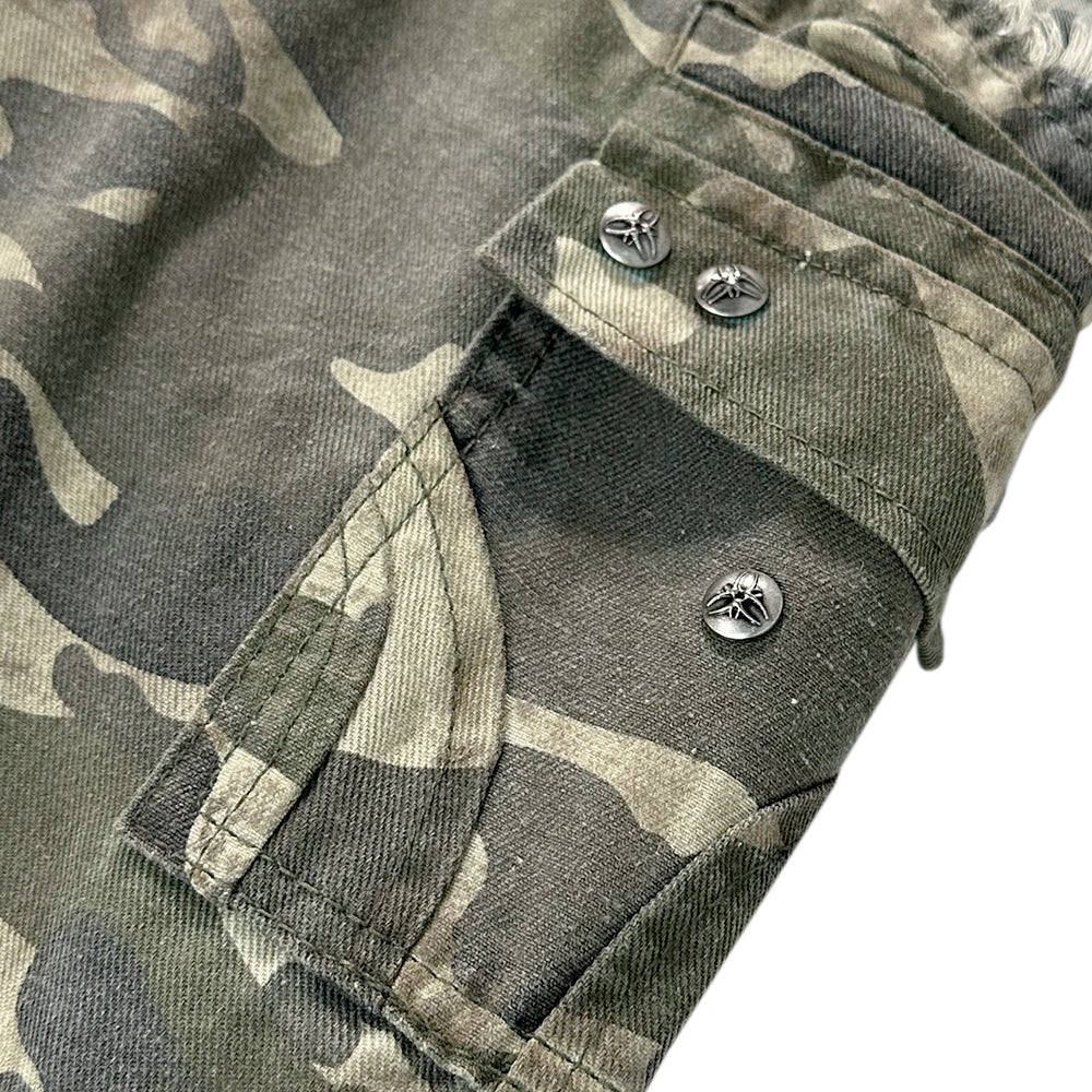 Chaos Dream Waxed Camo Bomber Jacket