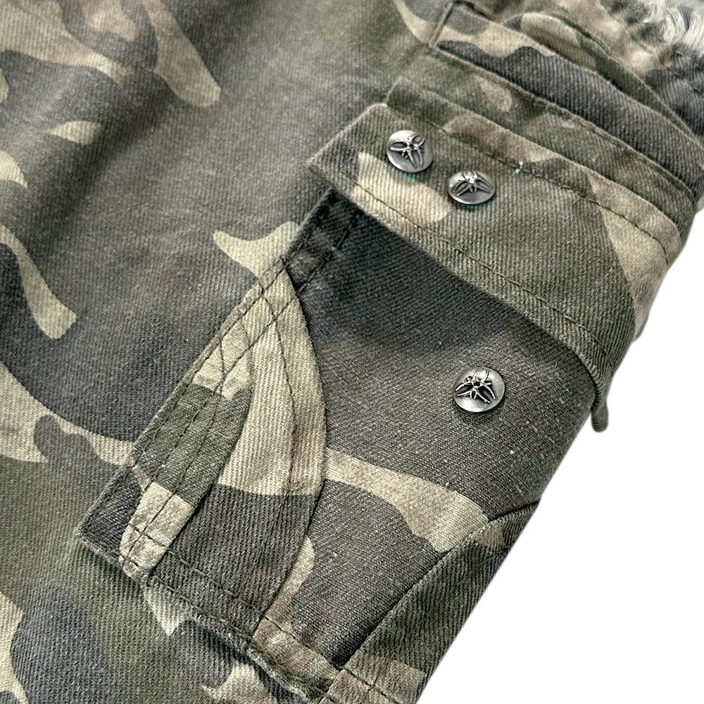 Chaos Dream Waxed Camo Bomber Jacket - COZY WORLDWIDE - VENTURER