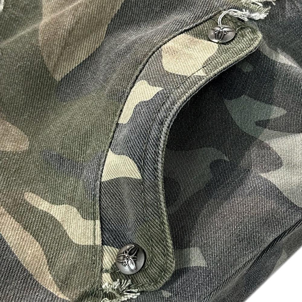 Chaos Dream Waxed Camo Bomber Jacket - COZY WORLDWIDE - VENTURER
