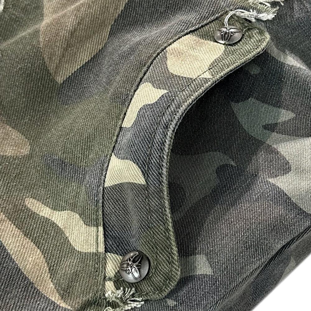 Chaos Dream Waxed Camo Bomber Jacket - COZY WORLDWIDE - VENTURER