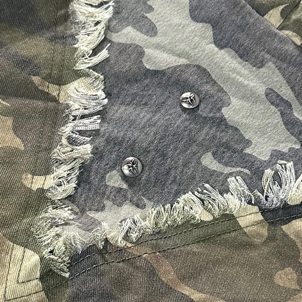 Chaos Dream Waxed Camo Bomber Jacket - COZY WORLDWIDE - VENTURER