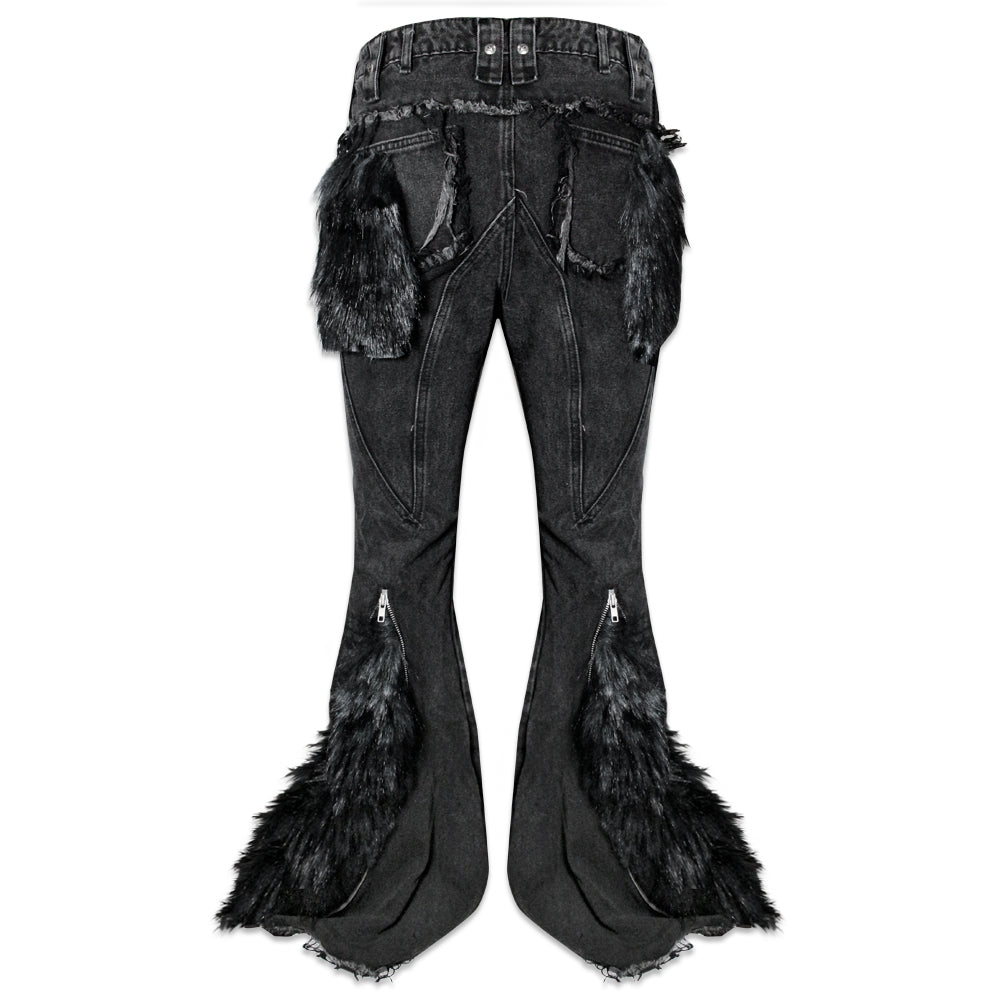 Chaos Dream Fur Flare Jeans
