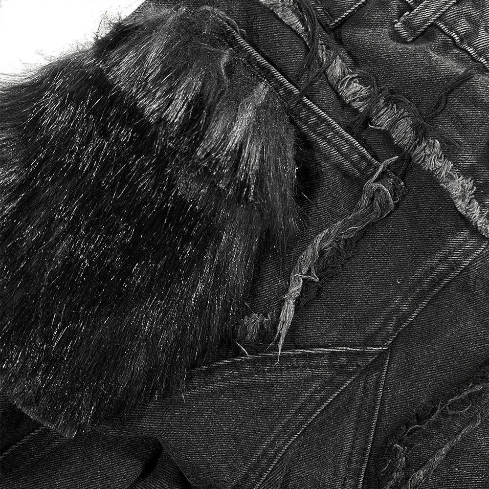 Chaos Dream Fur Flare Jeans - COZY WORLDWIDE - VENTURER