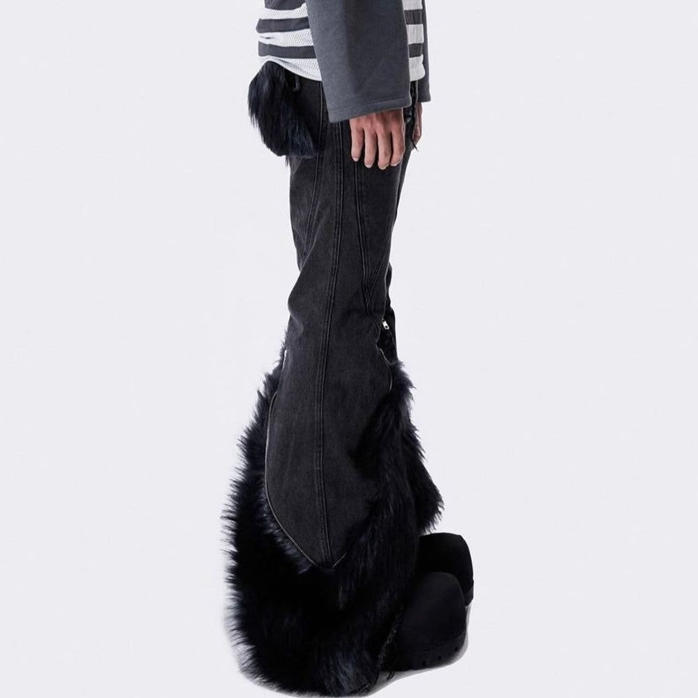 Chaos Dream Fur Flare Jeans