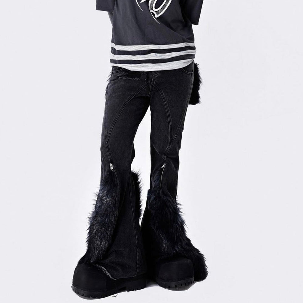 Chaos Dream Fur Flare Jeans