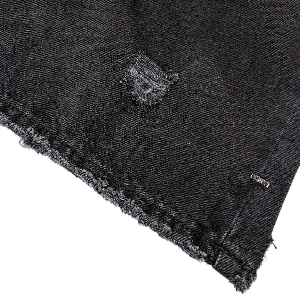 Frayed Baggy Jeans
