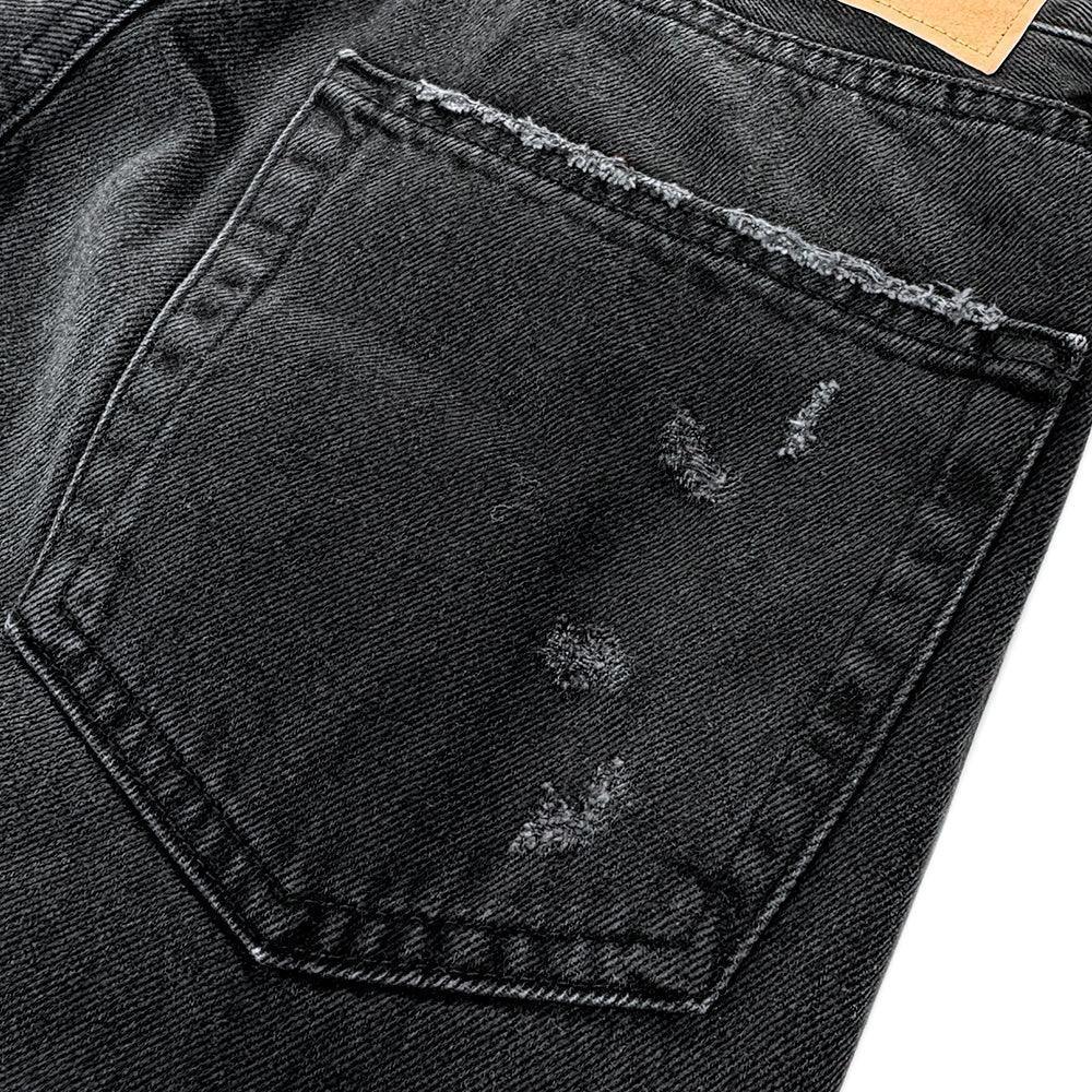 Frayed Baggy Jeans - ASKYURSELF - VENTURER
