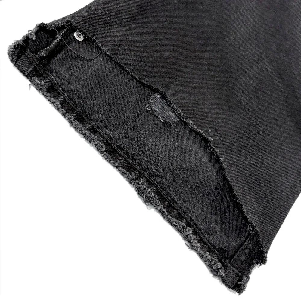 Frayed Baggy Jeans - ASKYURSELF - VENTURER
