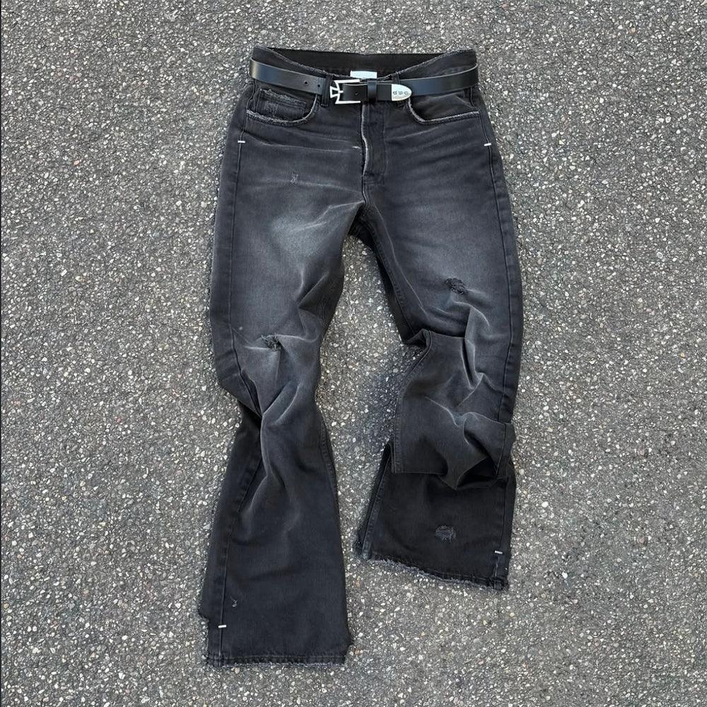Frayed Baggy Jeans - ASKYURSELF - VENTURER