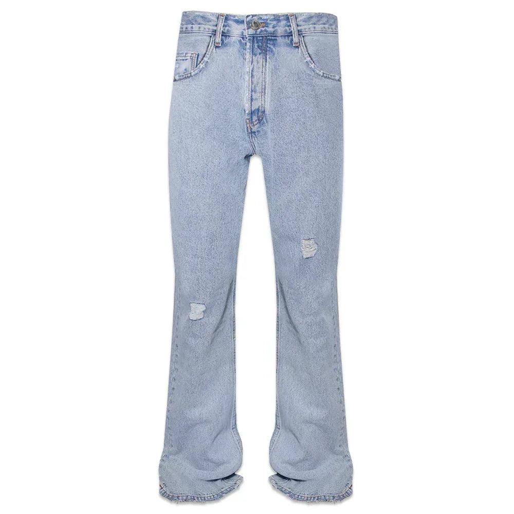 Frayed Baggy Jeans - ASKYURSELF - VENTURER