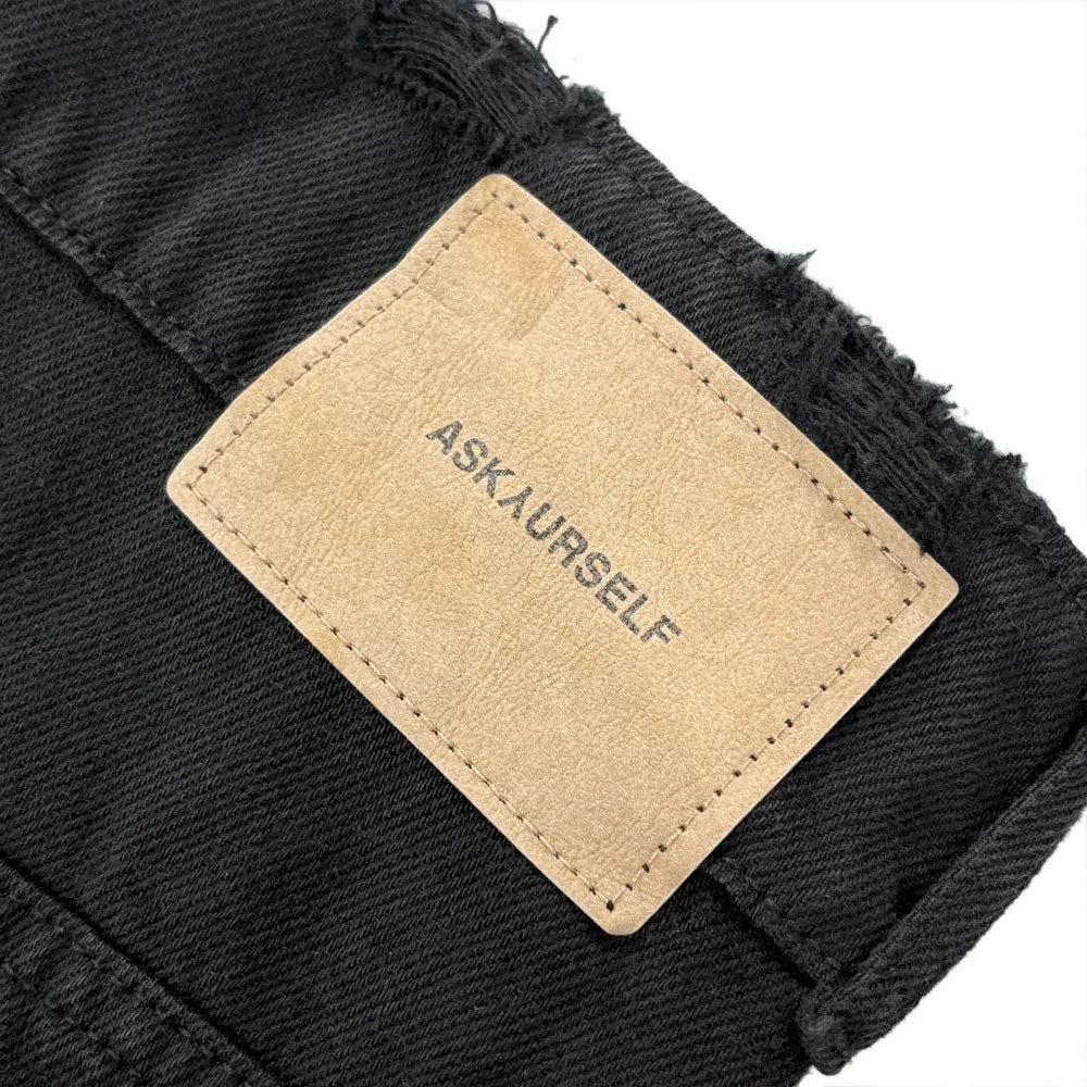 Frayed Baggy Denim Shorts - ASKYURSELF - VENTURER