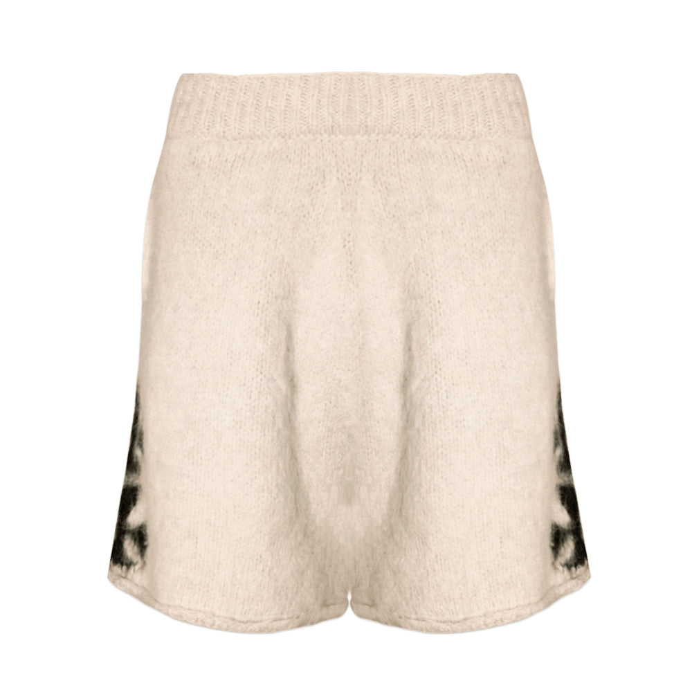 Brushed Cross Knit Shorts