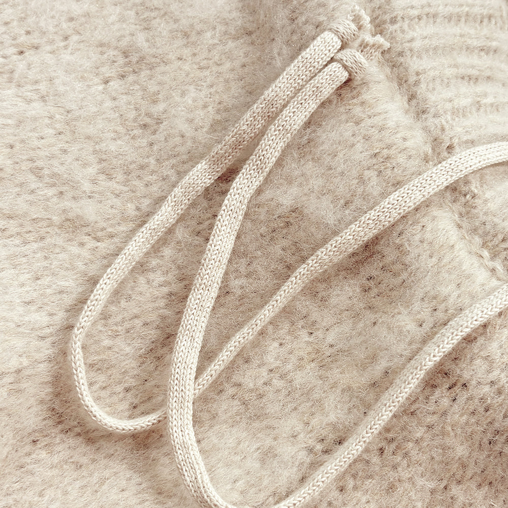 Brushed Cross Knit Shorts