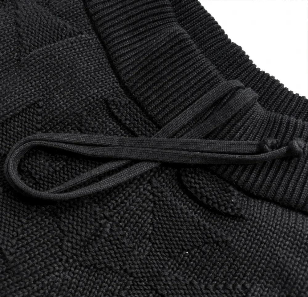 Mono Cross Knit Shorts - ASKYURSELF - VENTURER