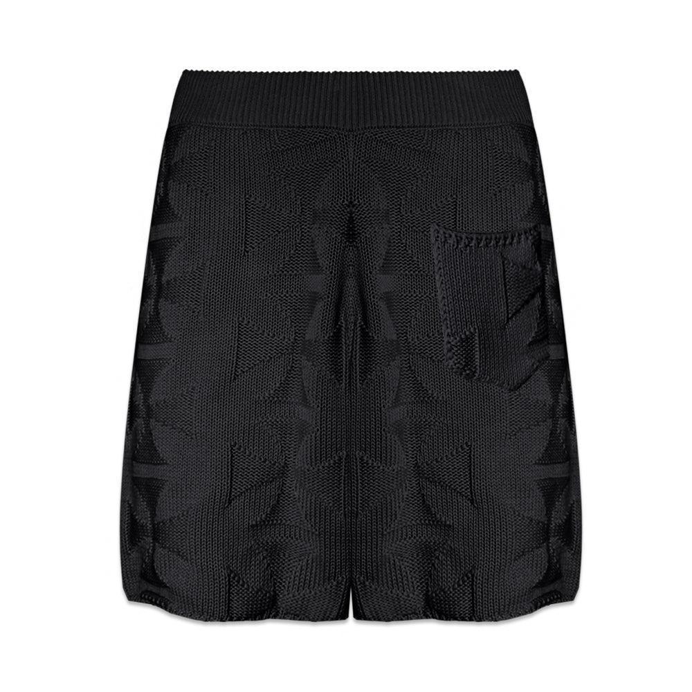 Mono Cross Knit Shorts - ASKYURSELF - VENTURER