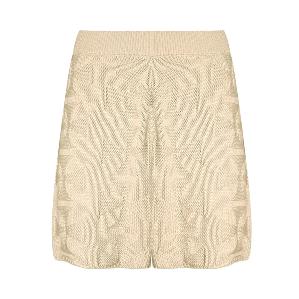 Mono Cross Knit Shorts - ASKYURSELF - VENTURER